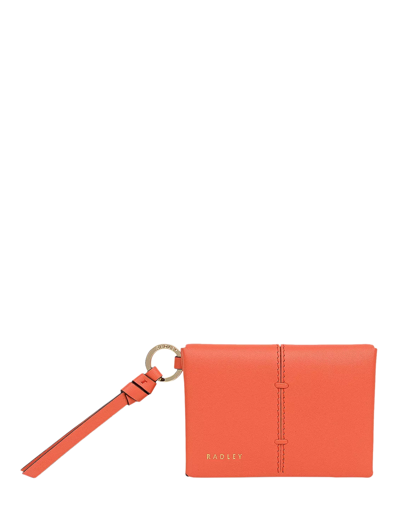 Radley The Connaught Leather Card Holder, Lobster