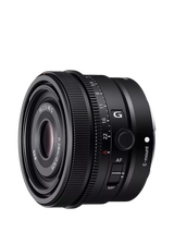 John Lewis Sony SEL40F25GB FE 40mm f/2.5 Wide Angle Lens, Black- Buy online at McGrocer