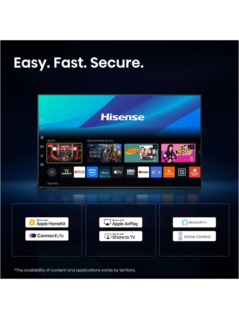 Hisense 43Q7STUK QLED 4K TV 43 inch - British product