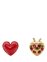 John Lewis kate spade new york Summer Daze Ladybug A-Symmetrical Stud Earrings Red Multi- Buy online at McGrocer