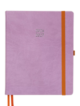 John Lewis BLOX Academic Desk Week to View 2026-27 Diary, Purple- Buy online at McGrocer