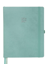 John Lewis BLOX Academic Desk Diary 2026-27 Week to View, Aqua Blue, Large- Buy online at McGrocer