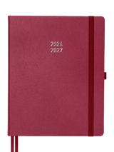 John Lewis BLOX Academic Desk Week to View 2026-27 Diary, Raspberry Large- Buy online at McGrocer