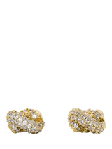 John Lewis kate spade new york Sailors Knot Stud Earrings Clear/Gold- Buy online at McGrocer