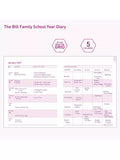 MUM's Office Big Family Academic Diary large purple - British product