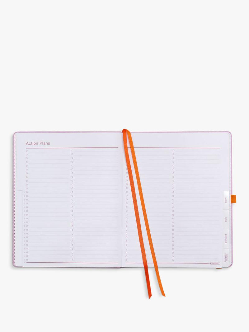 MUM's Office Big Family Academic Diary large purple - British product