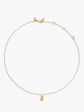 kate spade new york pineapple pendant clear gold, imported from the UK