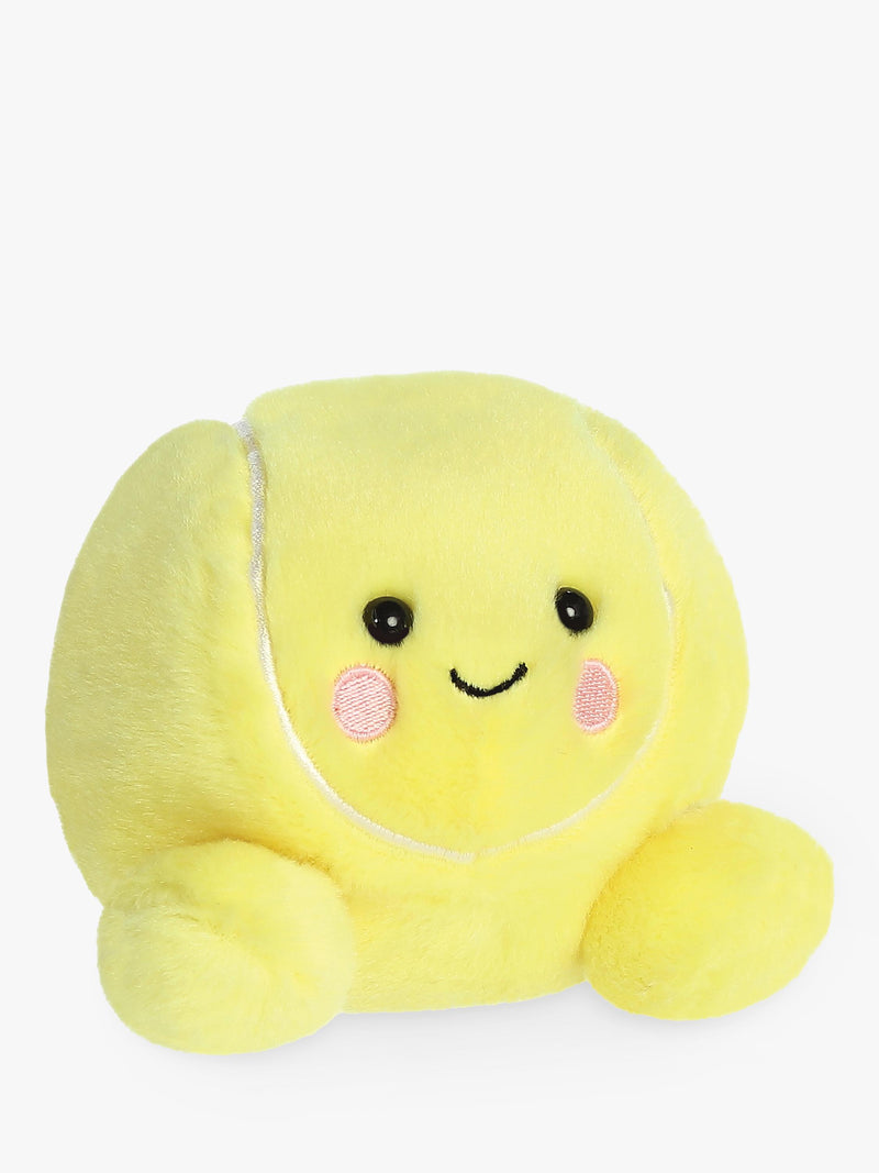Palm Pals Ace Tennis Ball yellow soft toy 9cm, imported from the UK