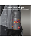 Ion8 stainless steel drinks bottle grey 600ml, imported from the UK