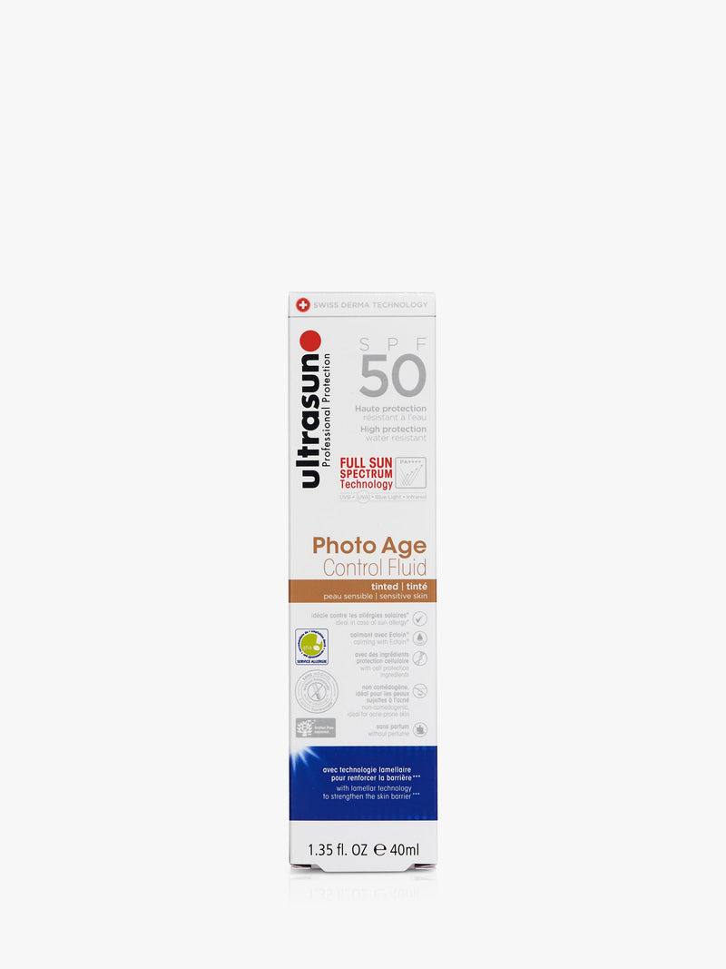 Ultrasun tinted SPF 50 fluid 40ml, imported from the UK