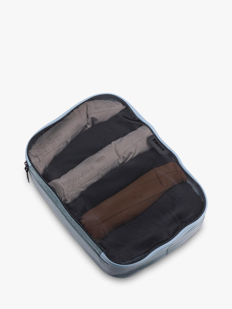 Thule packing cube set in Pond Grey, imported from the UK
