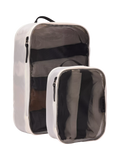 Thule packing cubes set medium small white recycled nylon, UK version