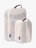 Thule packing cubes set medium small white recycled nylon, UK version