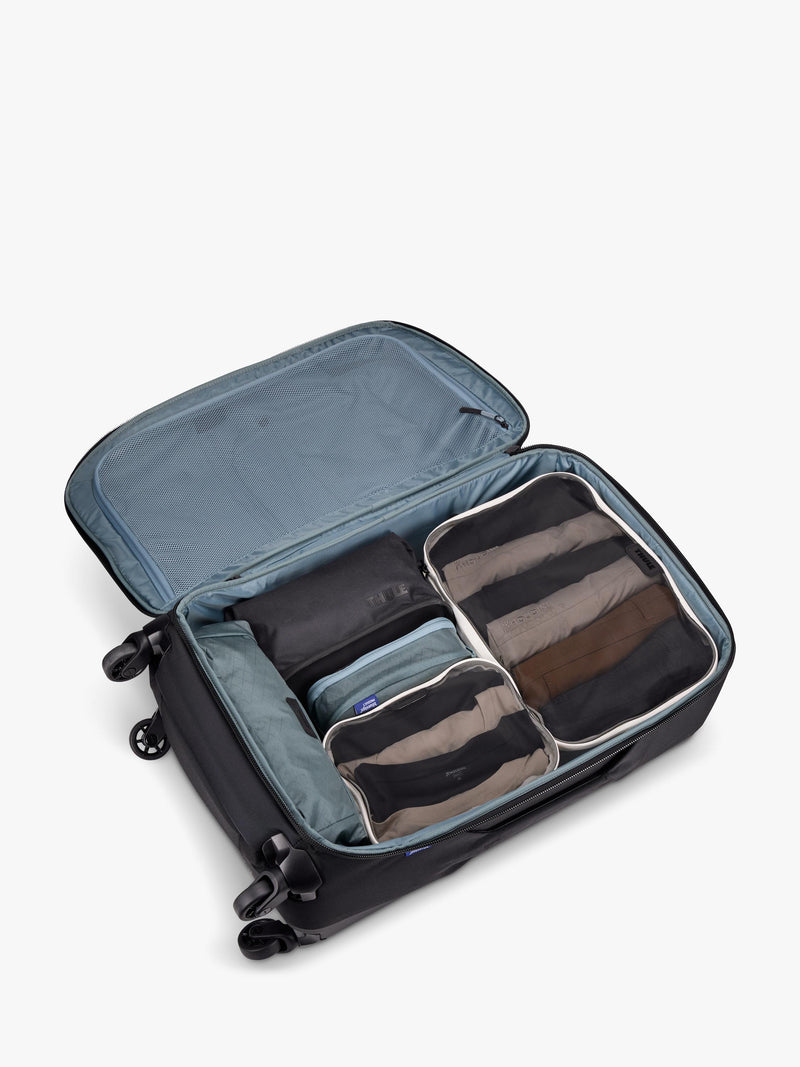 Thule packing cubes set medium small white recycled nylon, UK version