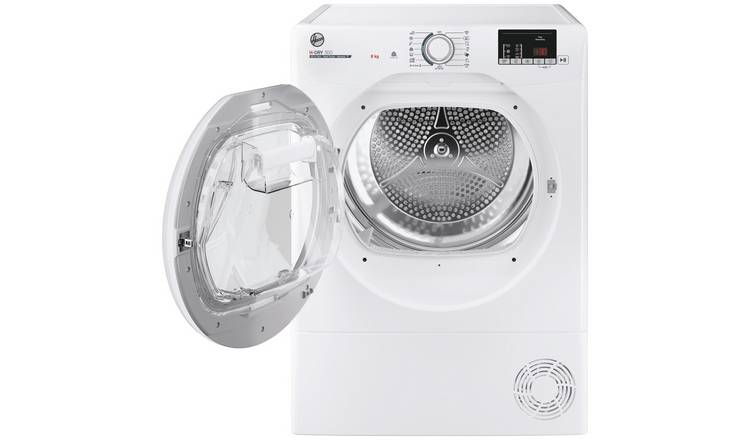 Hoover heat pump tumble dryer white 8kg, UK version
