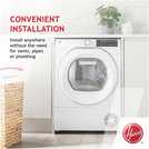 Hoover heat pump tumble dryer white 8kg, UK version