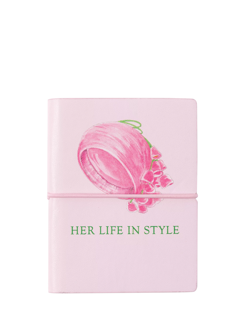 Royal Collection mini notebook hat design pink, UK version