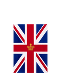 Royal Collection Union Flag flocked notebook A5 (British brand)
