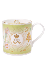 John Lewis Royal Collection Queen Elizabeth II Centenary Mug Green 350ml- Buy online at McGrocer