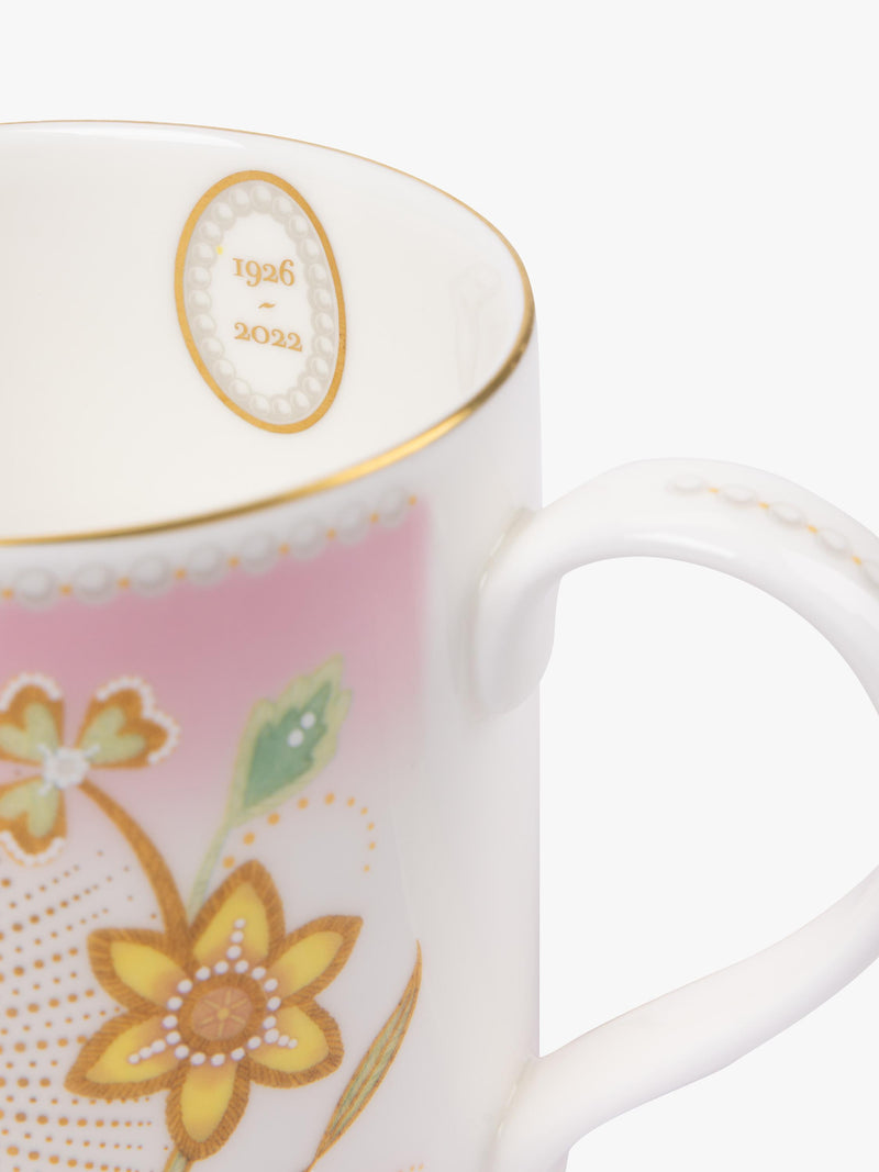 Royal Collection pink centenary mug - British product