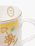 Royal Collection Queen Elizabeth II centenary yellow bone china mug - British product