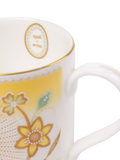 Royal Collection Queen Elizabeth II centenary yellow bone china mug - British product