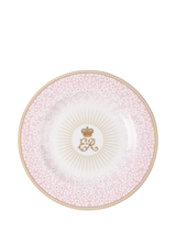 John Lewis Royal Collection Queen Elizabeth II Centenary Fine Bone China Side Plate, Pink, 6 Inch- Buy online at McGrocer