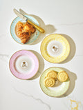 Royal Collection pink fine bone china side plate, imported from the UK