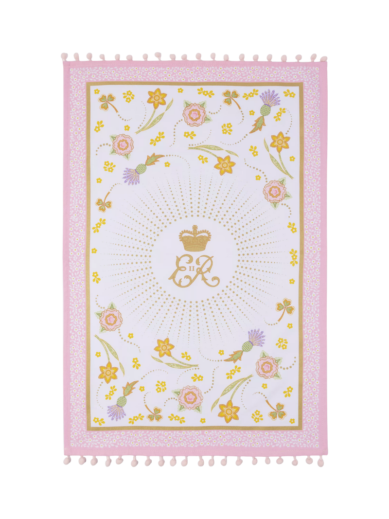 Royal Collection Queen Elizabeth Centenary tea towel (British brand)