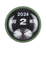 John Lewis Karlsson Round Flip Analogue Wall Clock, 32cm- Buy online at McGrocer