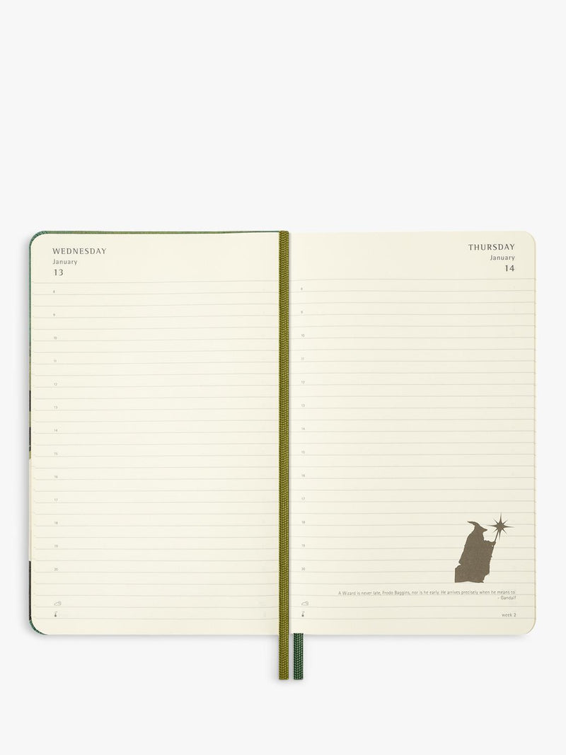 Moleskine large LOTR Merry & Pippin diary 2027, imported from the UK
