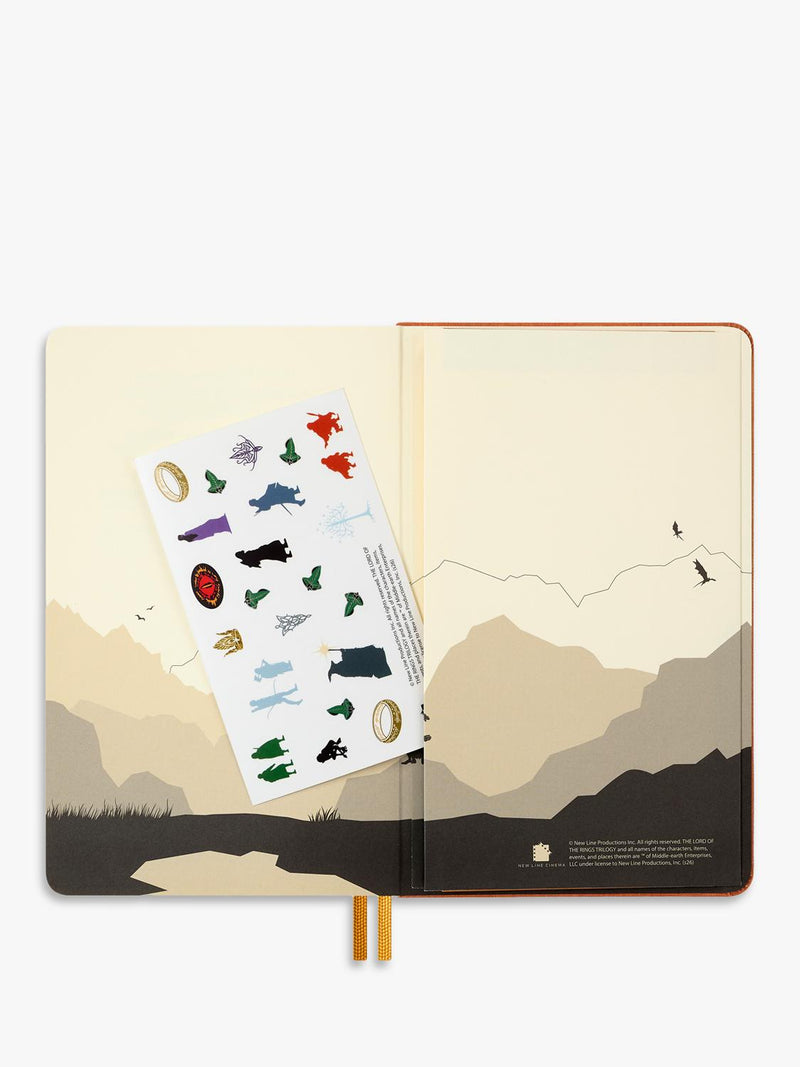 Moleskine large LOTR Frodo & Sam notebook (British brand)