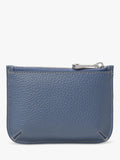 Aspinal of London small Ella leather pouch in Heritage Blue (British brand)