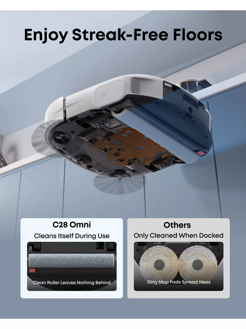 eufy Omni C28 robot vacuum and mop, imported from the UK