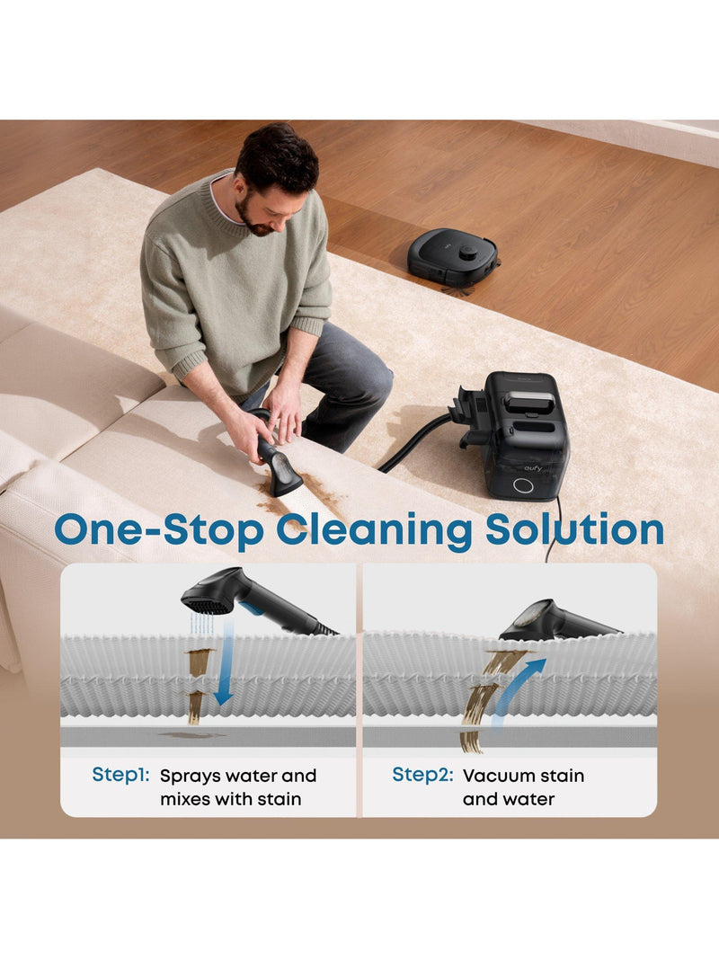 eufy Omni E28 robot vacuum mop black, imported from the UK