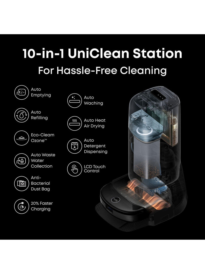 eufy Omni S1 Pro robot vacuum and mop black, imported from the UK