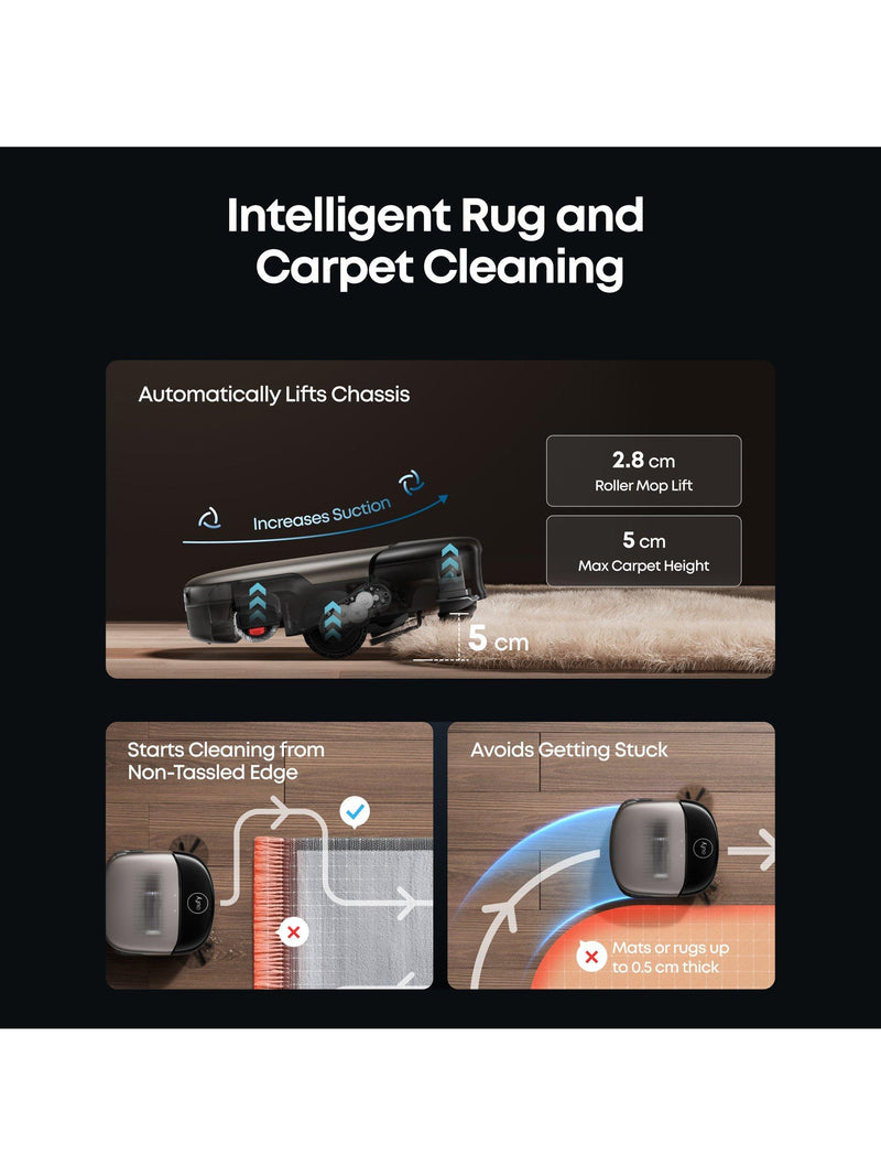 eufy Omni S2 robot vacuum mop black, imported from the UK
