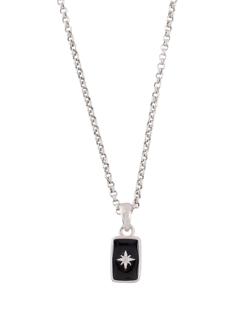 Serge DeNimes Abyssal necklace sterling silver enamel pendant, UK version