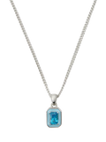 Serge DeNimes blue blush pendant necklace sterling silver, UK version