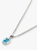 Serge DeNimes blue blush pendant necklace sterling silver, UK version