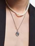 Serge DeNimes sterling silver clover necklace, imported from the UK