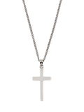 Serge DeNimes cross necklace silver 46-52cm, UK version