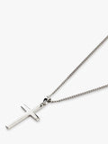 Serge DeNimes cross necklace silver 46-52cm, UK version