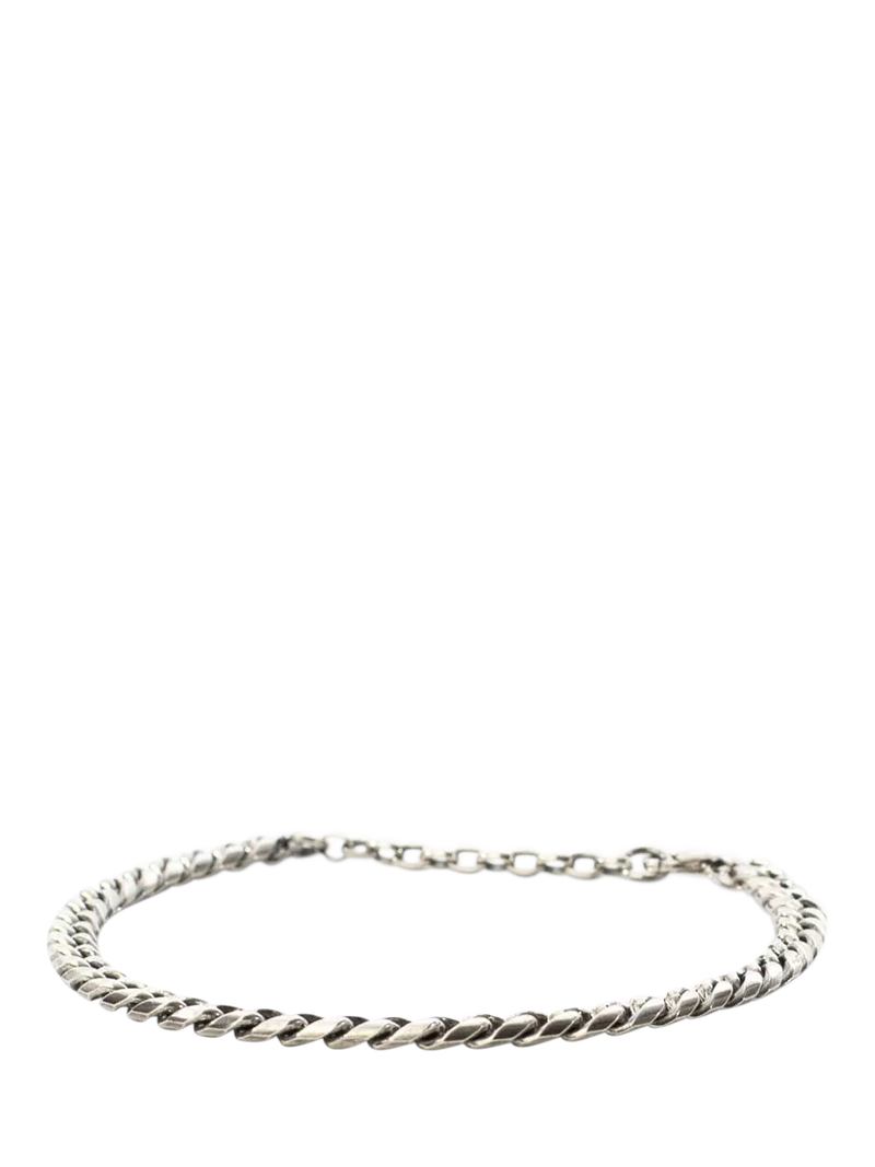 Serge DeNimes sterling silver 5mm curb bracelet (British brand)