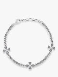 Serge DeNimes Clement sterling silver bracelet adjustable 17-20cm, imported from the UK