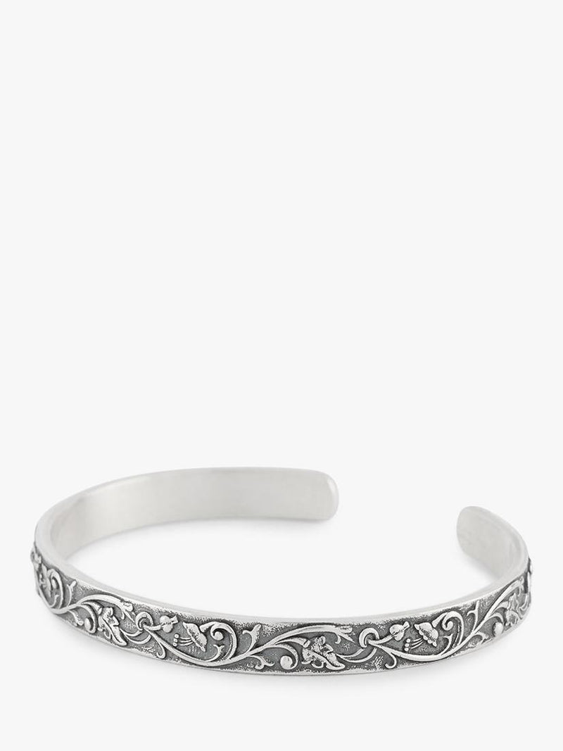 Serge DeNimes sterling silver pergola cuff 7cm, UK version