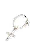 Serge DeNimes sterling silver cross drop earring (British brand)