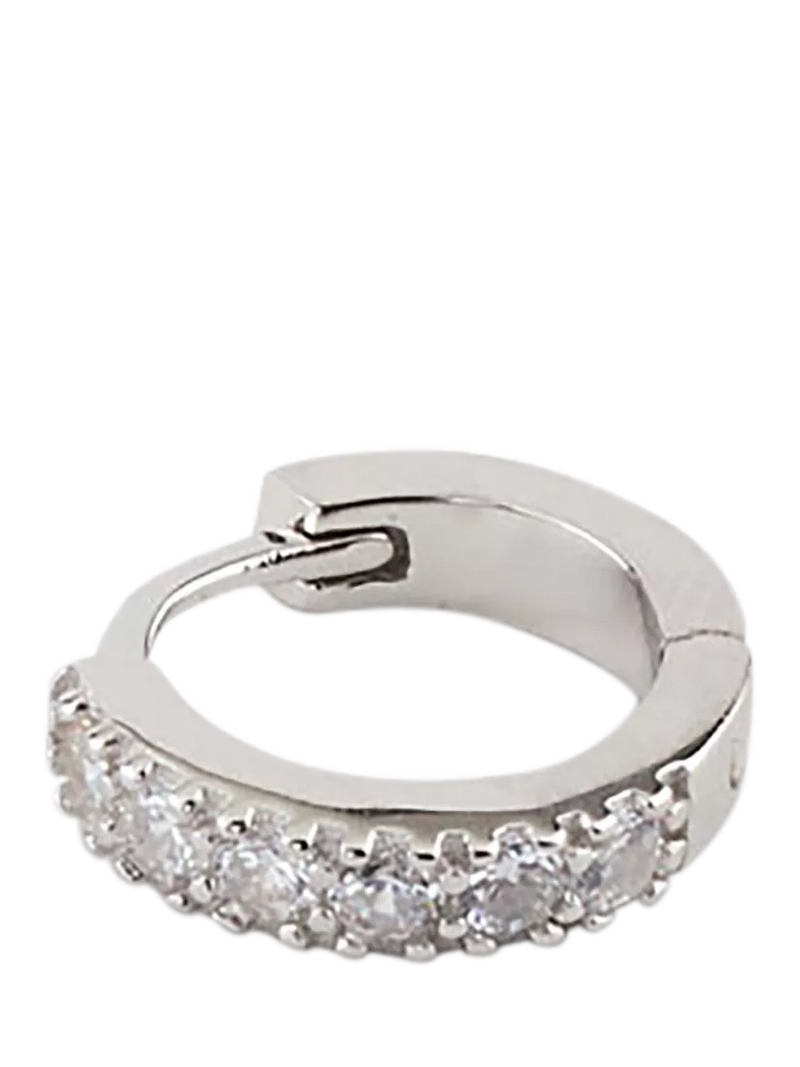 Serge DeNimes sterling silver cubic zirconia hoop earring - British product