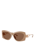 Michael Kors women's irregular sunglasses camel (British brand)