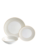 Wedgwood Gio Gold dinnerware set 12 piece (British brand)